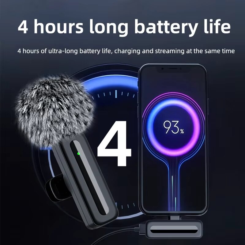 Wireless Lapel Microphone Manufacturer - OEM SE80 Omni-directional Clip Long Endurance Outdoor