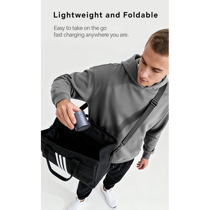 Car Wireless Charger Manufacturer - OEM 3-in-1 Magnetic Foldable 15W QC2.0 Fast Charging