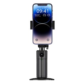 Selfie Stick Manufacturer - OEM Q1 Smart 360° Rotation AI Auto Face Tracking Mobile Stand Gimbal