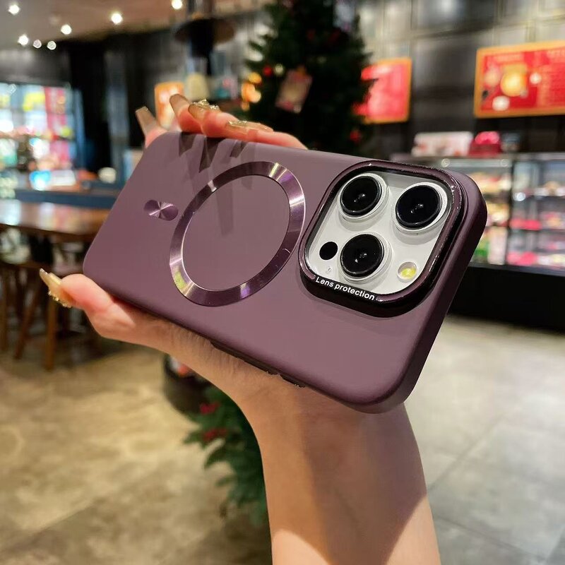 Magnetic Phone Case Manufacturer - OEM 2025 New Magnetic-Suction PC Butterfly Design Electroplated