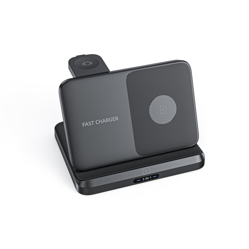 Wireless Charger Manufacturer - OEM Portable 15W Foldable Magnetic Stable Multifunction 5W