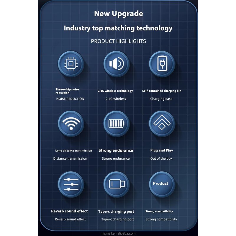 Wireless Microphone Manufacturer - OEM 2025 Earloop with Noise Reduction for TikTok Live