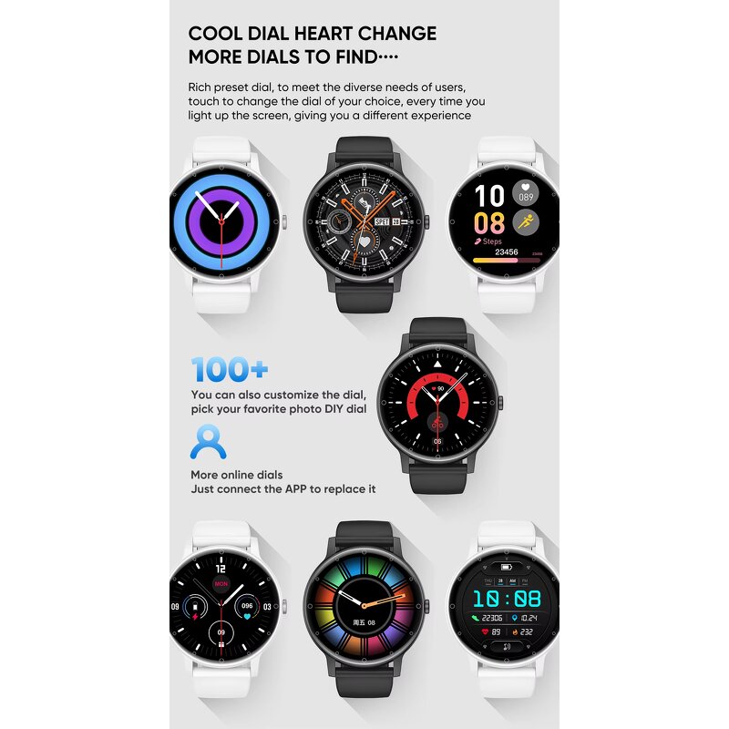 Smart Watch Manufacturer - OEM 2025 Trendy Color Screen Sports Modes Call Information Photos
