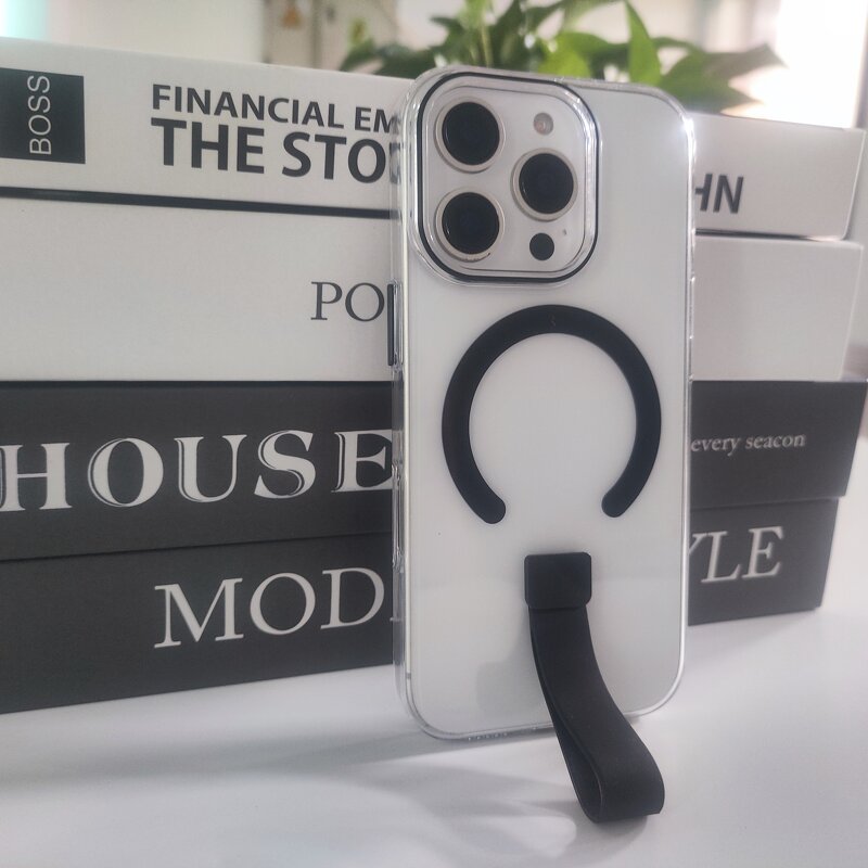 Magnetic Phone Case Manufacturer - OEM Promax Luxury Multi Colors Transparent Shockproof Finger