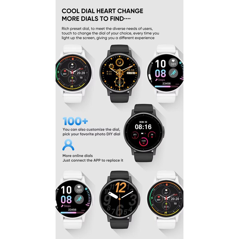 Smart Watch Manufacturer - OEM 2025 Trendy Color Screen Sports Modes Call Information Photos