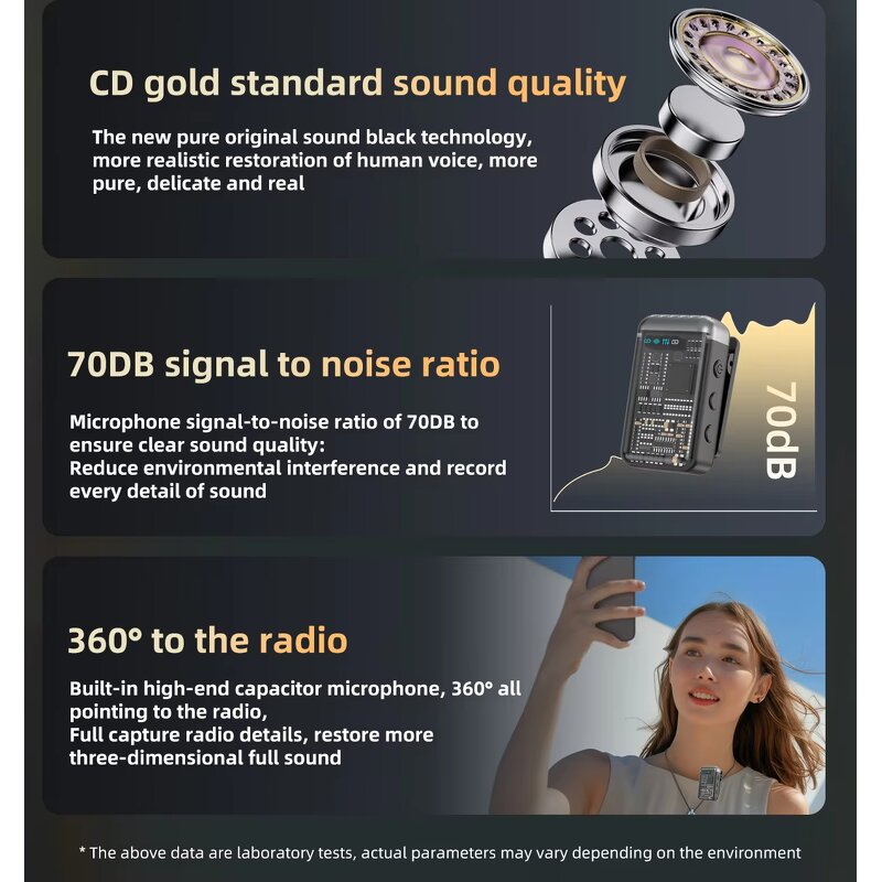 Wireless Lavalier Microphone Manufacturer - OEM with Noise Reduction Plug-and-Play for IOS