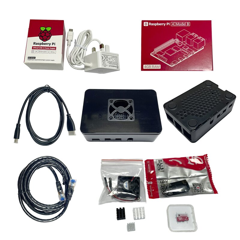 Raspberry Pi 4 Starter Kit Manufacturer - 4B 1-8GB Set Bundle OEM