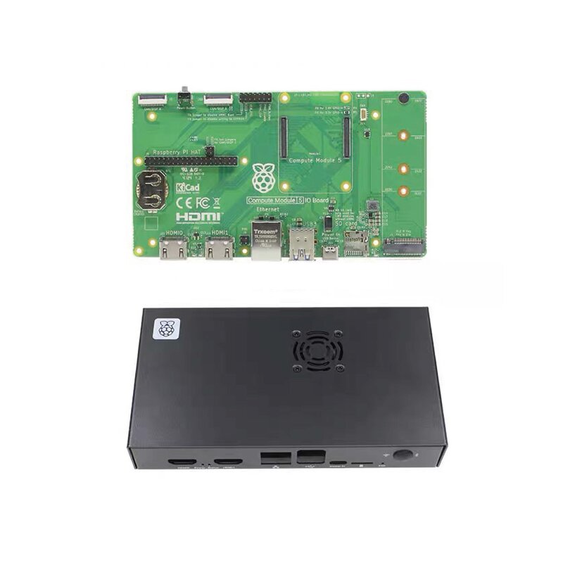 Raspberry Pi CM5 Factory - Compute Module 5 IO Board with Fan OEM