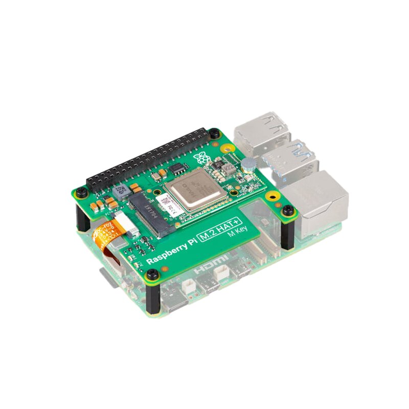 Raspberry Pi AI Kit Manufacturer - Stock Hailo8L Module M.2 HAT+ Board