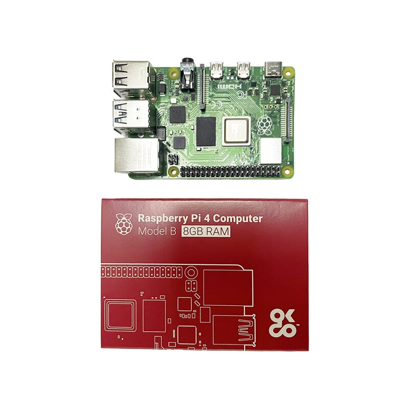 Raspberry Pi 4 Model B Factory - 1-8GB RAM Mini Desktop Kit Board