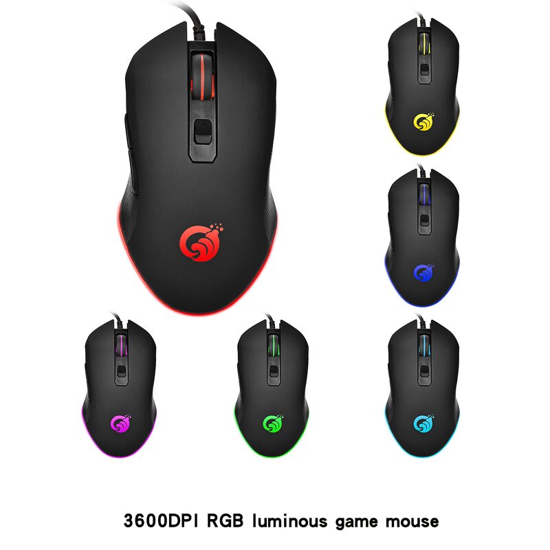 USB Game Mouse Manufacturer - OEM High Quality Wired RGB Luminous Gaming Mouse