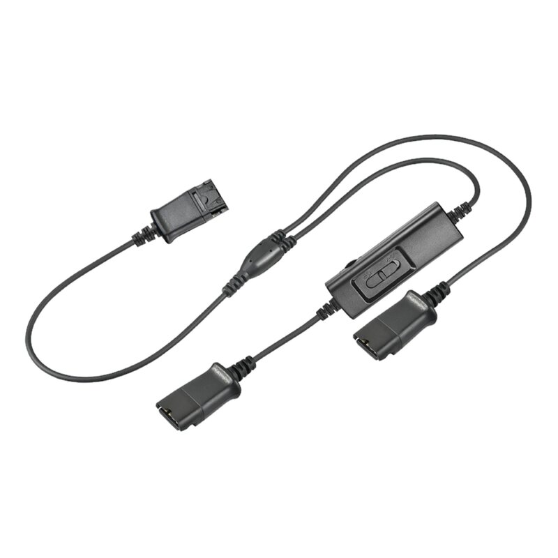 Monaural Headset Manufacturer - OEM Call Center with Plantronic QD 3Y Cable