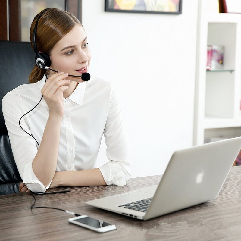 USB Computer Headset Manufacturer - OEM No.1 Sale Call Center with Microphone Volume