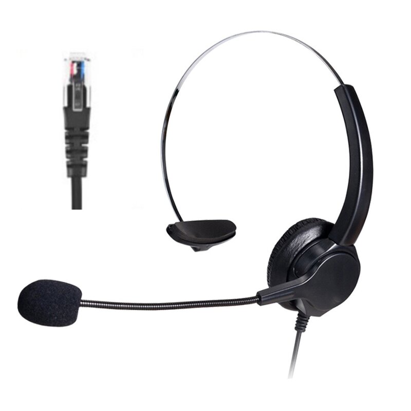Wired Headset Manufacturer - OEM Hot Selling RJ09 Quick Disconnect for Call Center