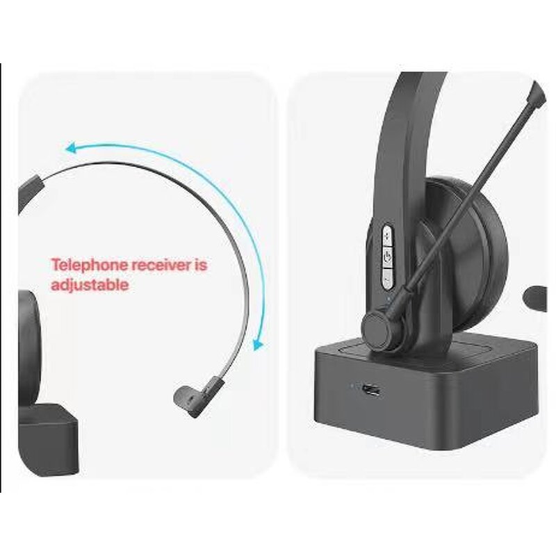Traffic Headset Manufacturer - OEM Wireless 2.4G with Microphone USB Interface Business