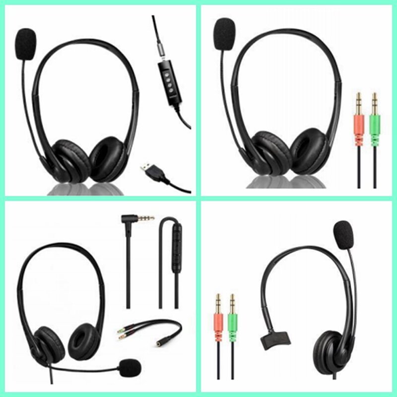 PC Headset Manufacturer - OEM Business Student Surround Sound with Mic Noise Cancelling