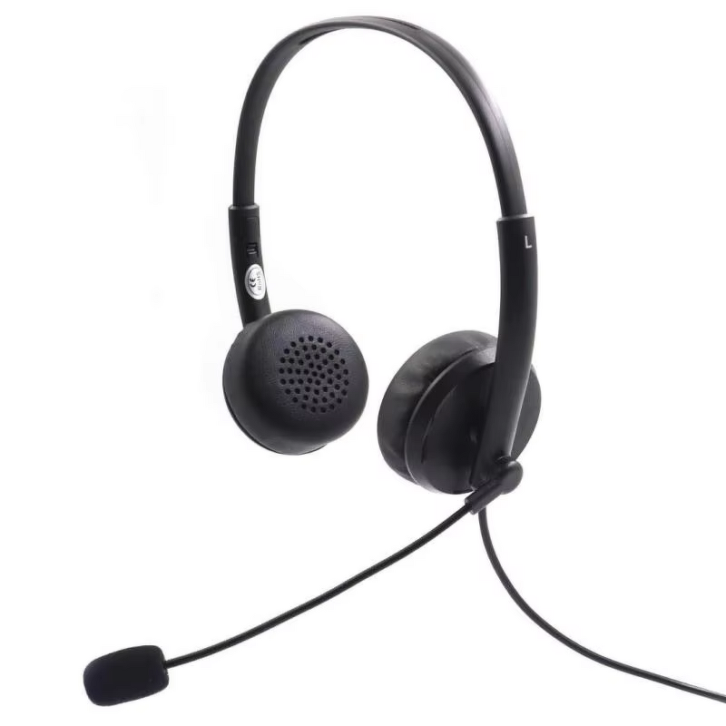 Call Center Headset Manufacturer - OEM Opptel USB/3.5 with Rotate MIC for PC