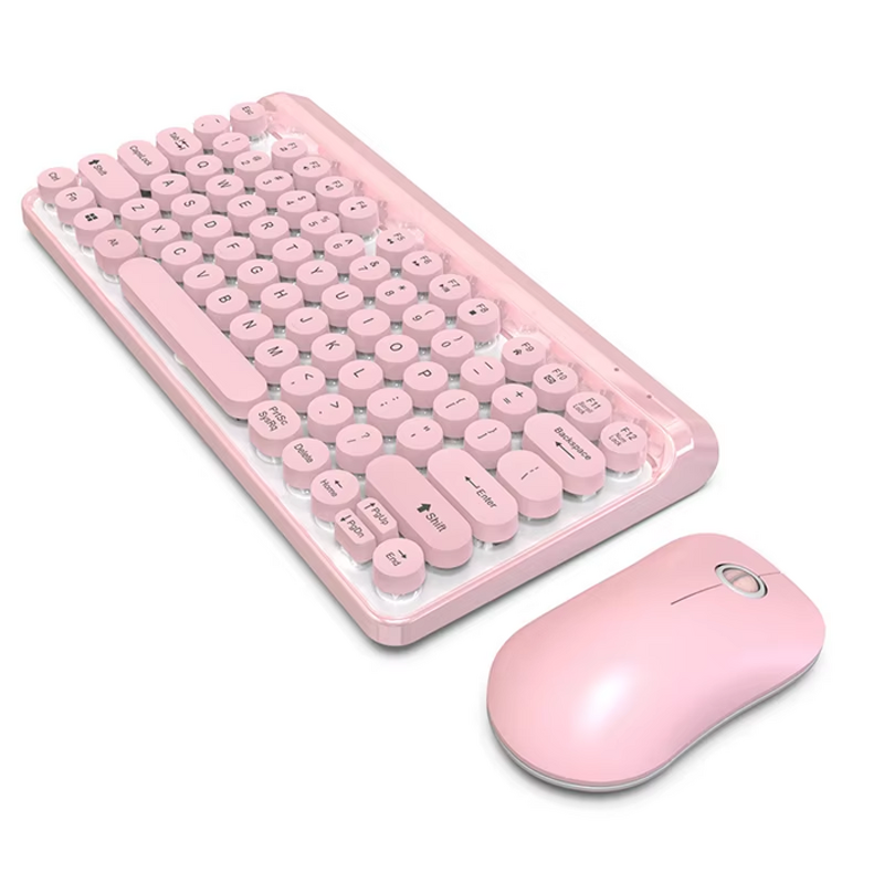 Wireless Keyboard Mouse Set Manufacturer - OEM Best Selling 2.4G Multimedia Mechanical Feel