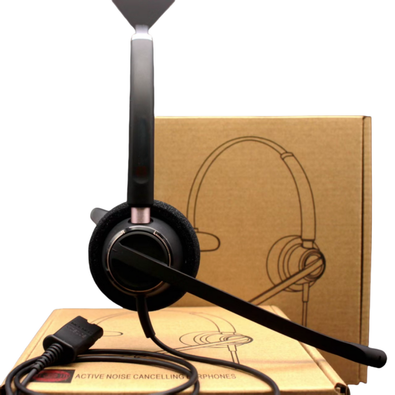 Call Center Headset Manufacturer - OEM Professional Wired Noise Cancelling QD Headset