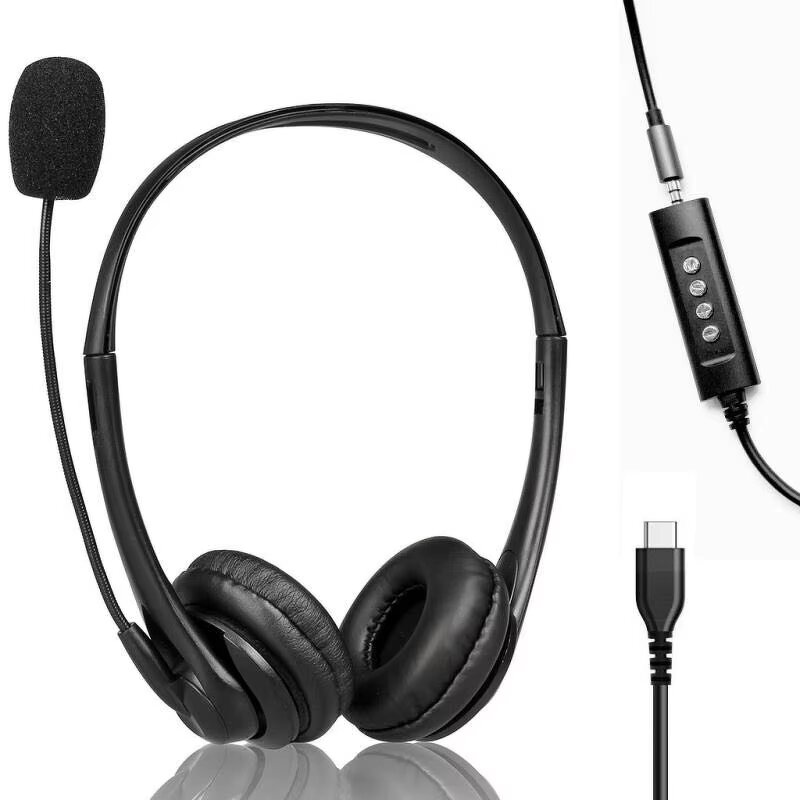 Type C Headset Manufacturer - OEM Good Quality with Microphone Noise Cancelling