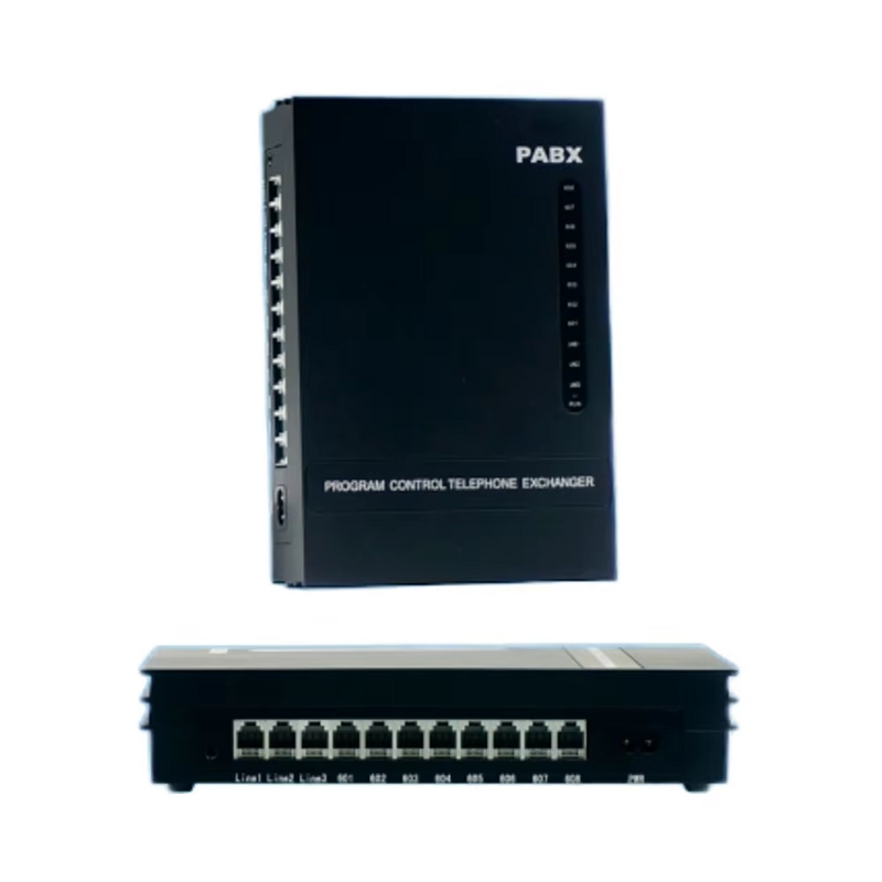 PABX Telephone System Manufacturer - OEM Economic SOHO 2 External Lines 8 Extensions