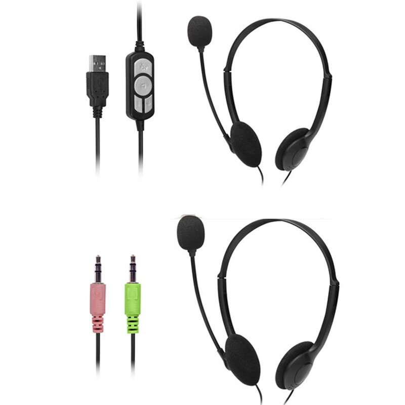 Call Center Headset Manufacturer - Factory Price New Cheap 3.5 USB Telephone