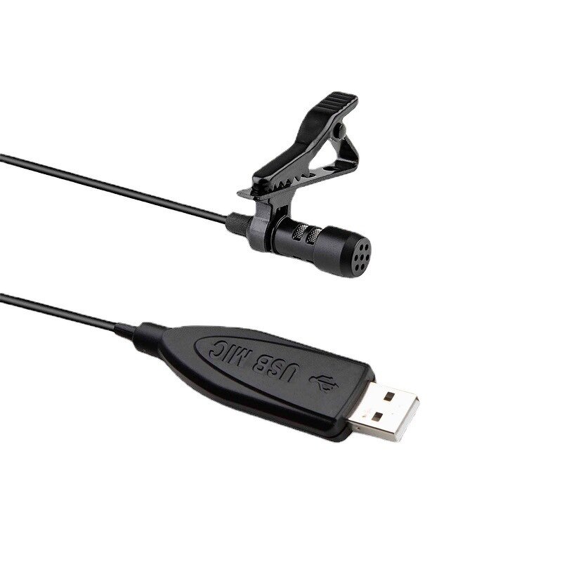 Wired USB Lavalier Microphone Manufacturer - OEM for Android Clip Mini Teaching VLOG
