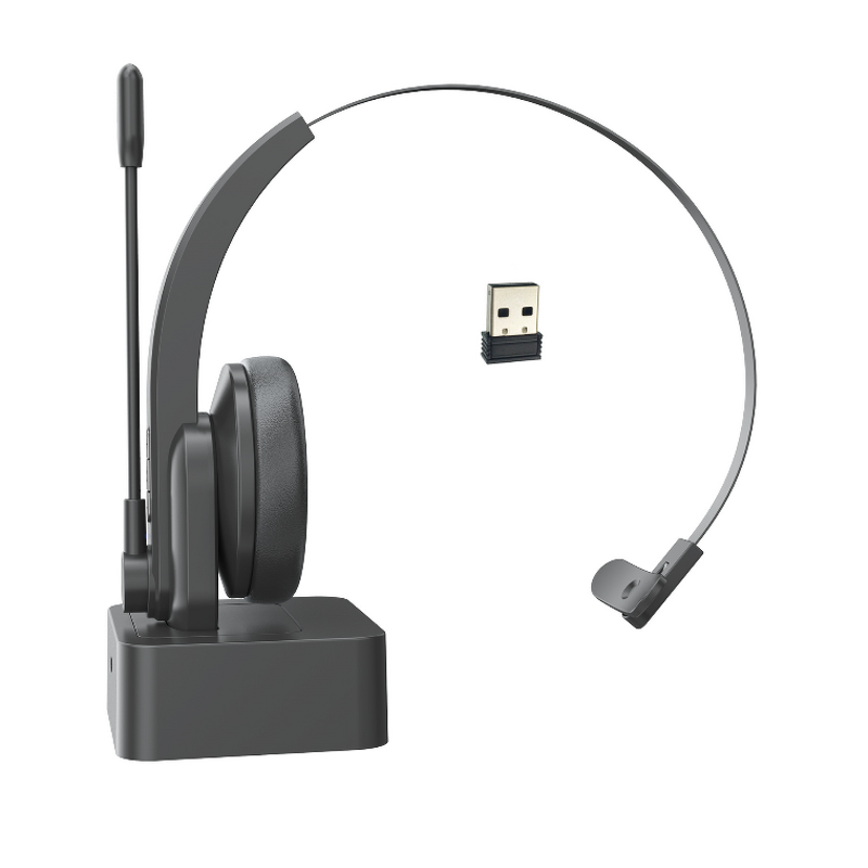 Traffic Headset Manufacturer - OEM Wireless 2.4G with Microphone USB Interface Business