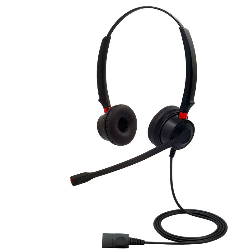 Call Center Headset Manufacturer - OEM Wired with Noise Cancelling Microphone QD RJ9