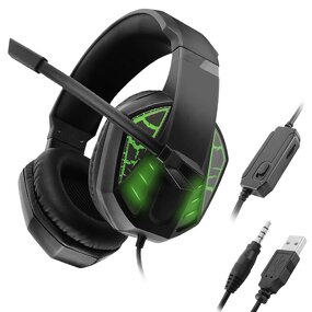 PS4 Gaming Headset Manufacturer - OEM Hot Selling Stereo with Mic LED Light
