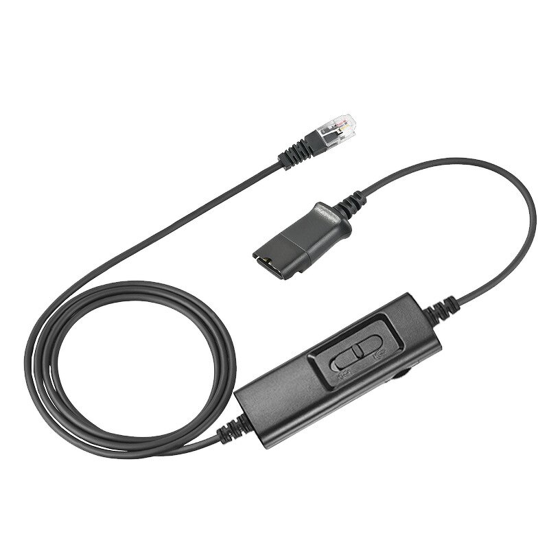 Call Center Headset Manufacturer - OEM Lower Costs Good Quality QD RJ9 Cable