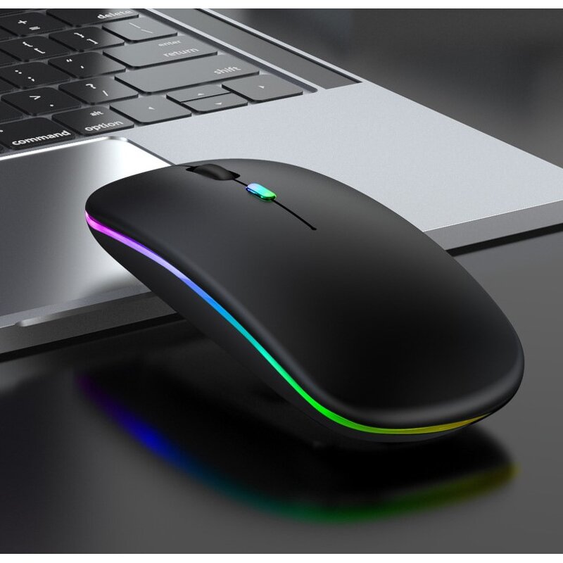 Wireless Mouse Manufacturer - OEM BT Dual-mode Wireless Charging Mute Silent Luminous