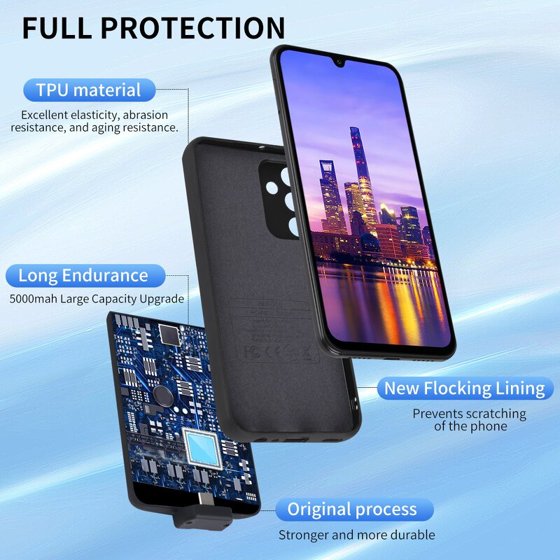 Wireless Charger Phone Case Manufacturer - High Quality 5000mah Samsung