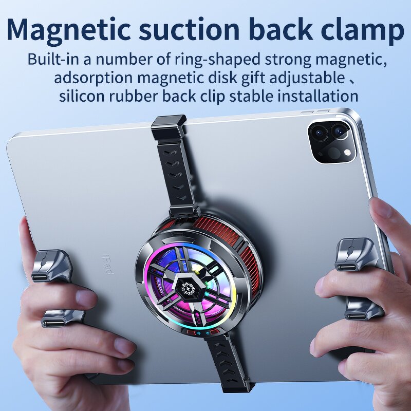 Portable Phone Radiator Manufacturer - X100 RGB Light Magnetic Clip Cooler