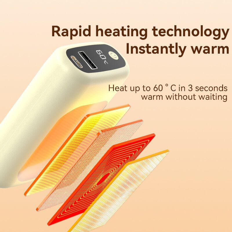 Hand Warmer Factory - 2026 New Mini 3 Gears 10000mAh Power Bank