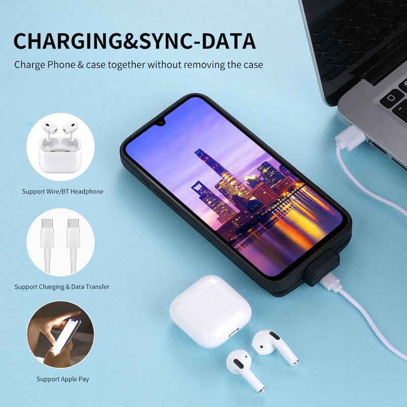 Wireless Charger Phone Case Manufacturer - High Quality 5000mah Samsung