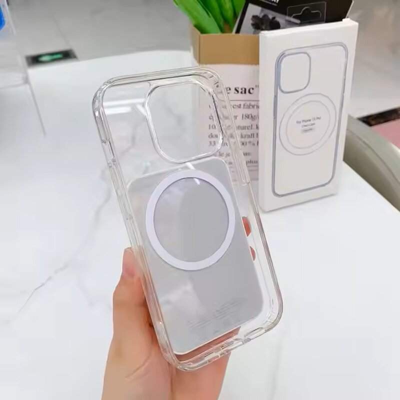 Waterproof Phone Case Manufacturer - Transparent Magnetic TPU PC Wireless