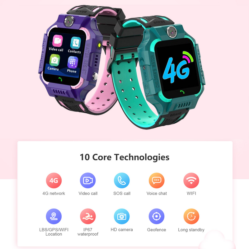 Children Smart Watch Factory - Q19 SOS Phone Tracking 4G Touch Watch