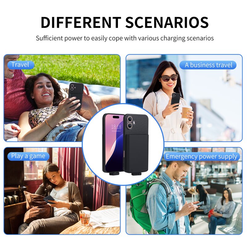 Power Bank Battery Case Factory - 2025 New Slim 5000mAh Li-Polymer Case