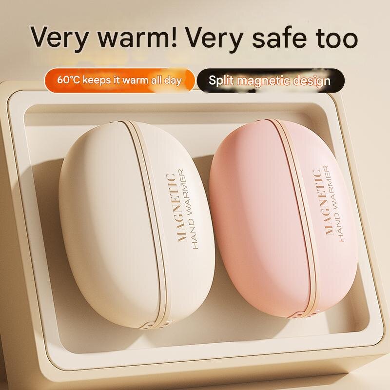 Winter Gift Hand Warmer Factory - New Arrival Magnetic 2-in-1 6000mAh