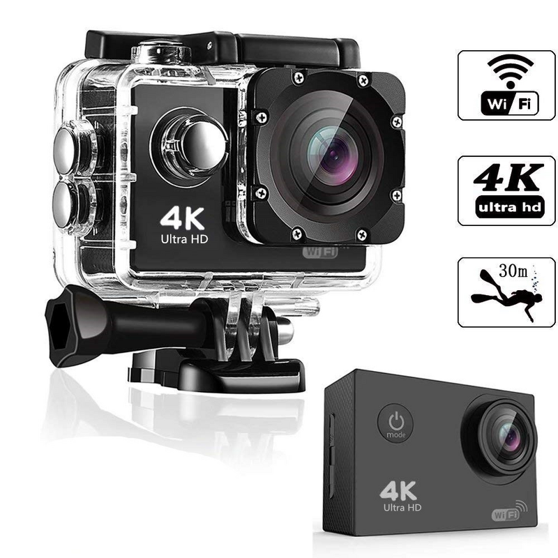 Sports Camera Factory - Hot Sale 4K WiFi Waterproof Wide Angle Camera