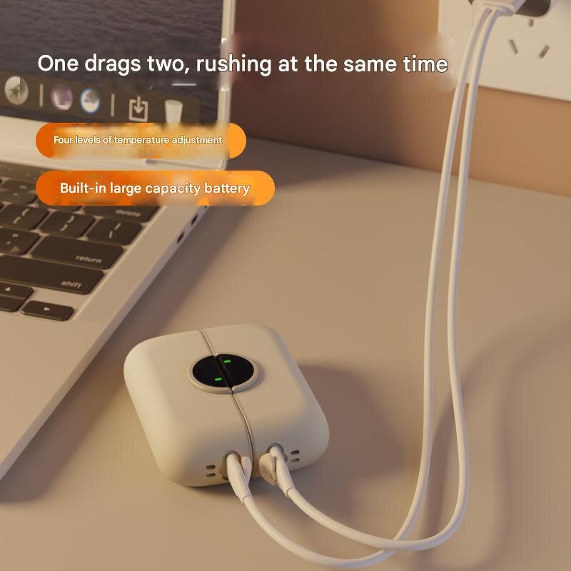 Electric Handwarmer Factory - 2 Packs 3000mAh Magnetic Long Lasting Heating