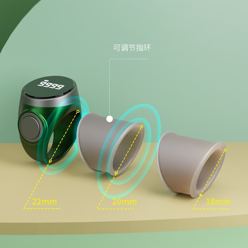 Muslim Prayer Smart Ring Factory - S9 Adjustable HD Display Waterproof