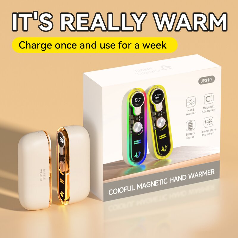 Hand Warmer Factory - 2026 New Rechargeable Magnetic 2-in-1 RGB Light