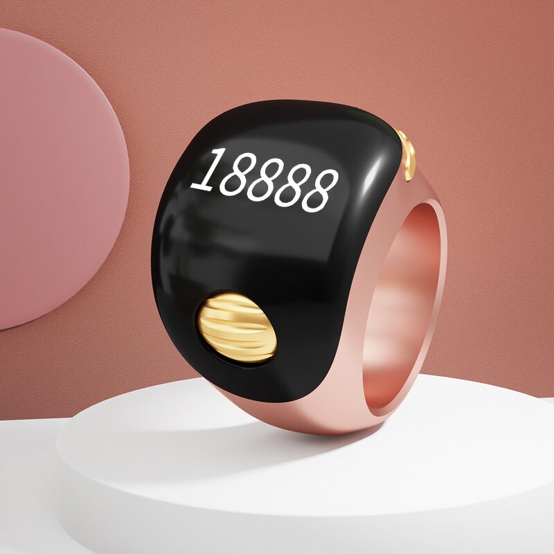 Prayer Smart Ring Factory - 2025 S8 Scrolling Bead OLED Electronic