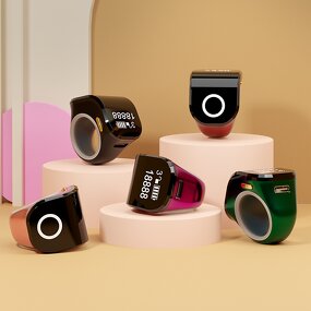 Muslim Counter Ring Factory - Hot Selling S10 OLED HD Rotating Screen