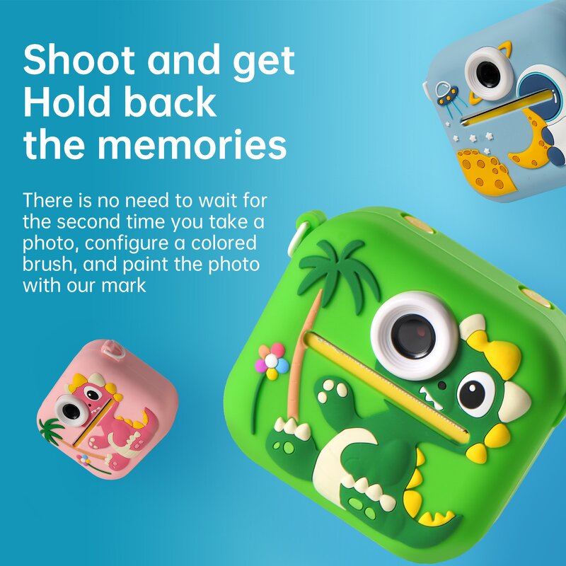 Kids Instant Camera Manufacturer - Factory P9 Cute Cartoon Thermal Printer