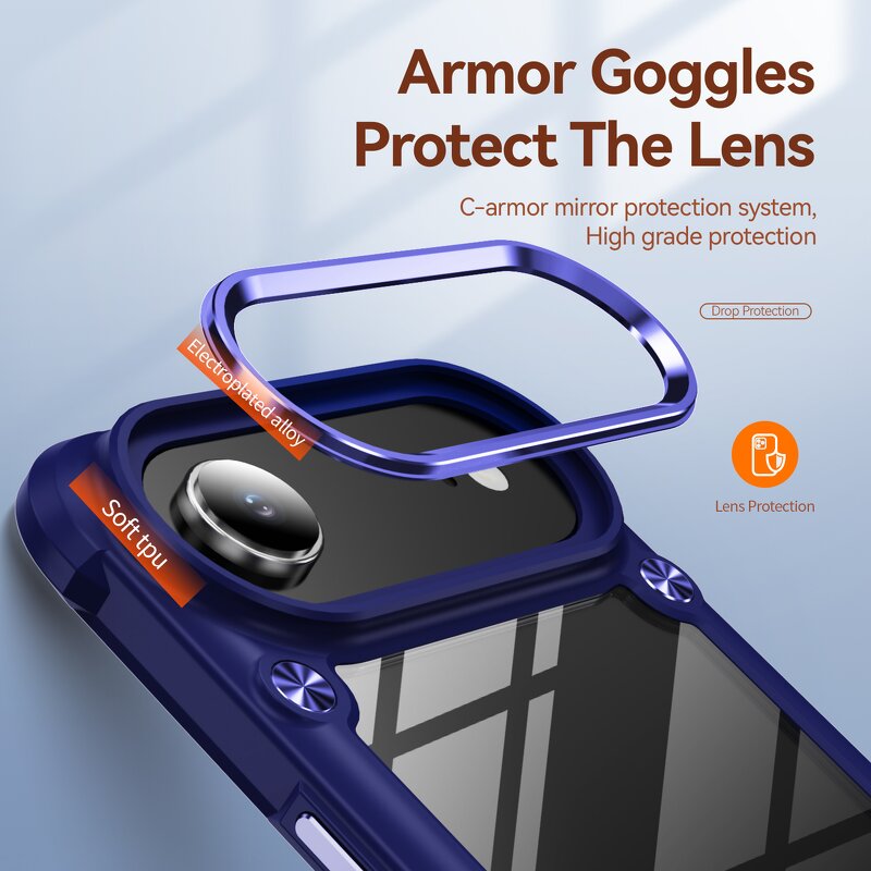 Rugged Phone Case Factory - Transparent Shockproof Waterproof TPU Heavy