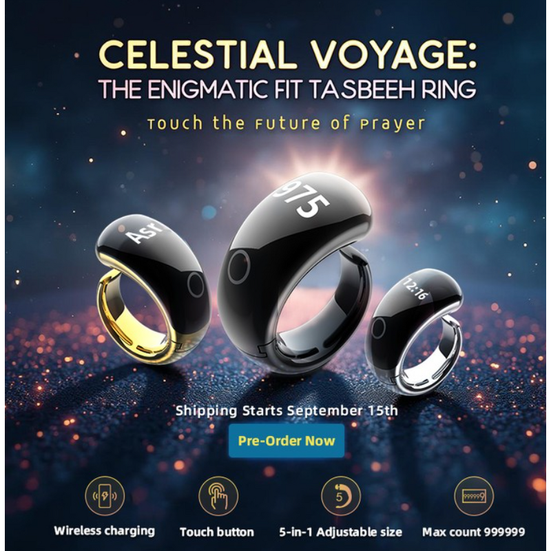 Digital Tasbih Manufacturer - 2025 Beat Gift Muslim Smart Electronic Rosary