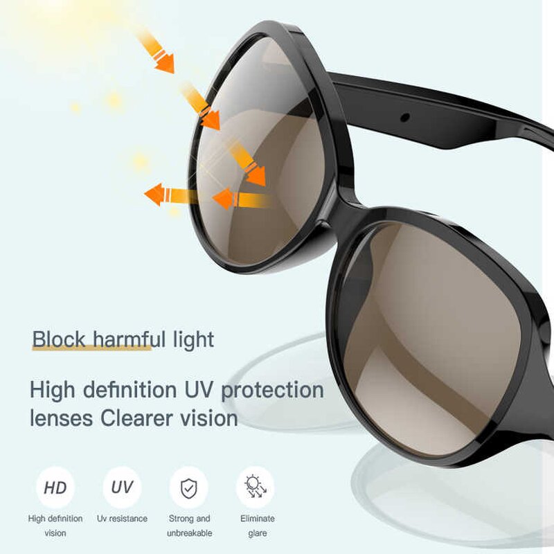 Smart Audio Glasses Manufacturer - F07 Clearer Vision BT Calling Glasses
